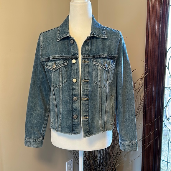Lucky Brand "The Tomboy Trucker" Jean jacket szM RARE - Picture 2 of 12